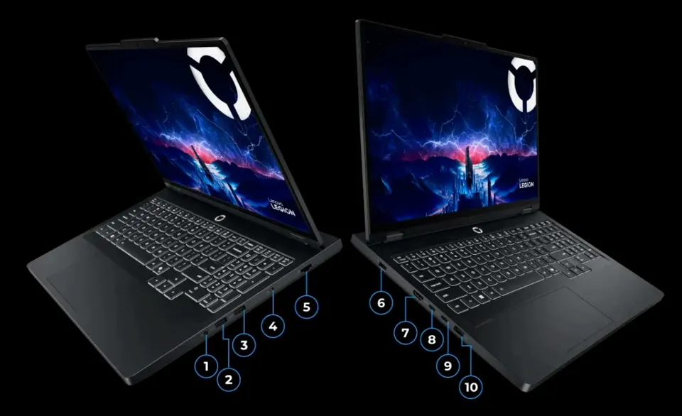 Ноутбук Lenovo Legion Pro 5 16" WQXGA OLED Intel Core Ultra 7 255HX / NVIDIA GeForce RTX 5060 8GB (16GB + 1TB SSD) Win 11 (7)