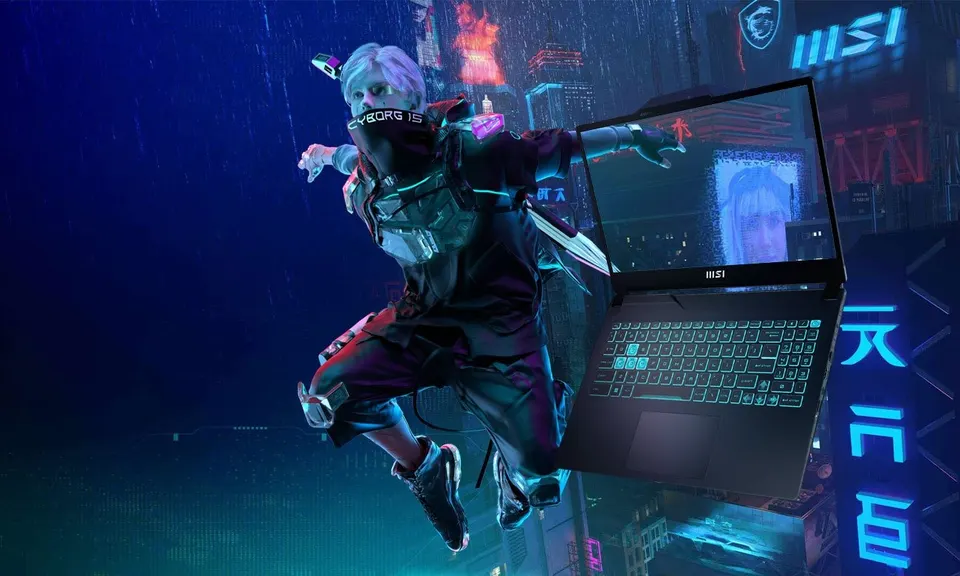 Ноутбук MSI CYBORG 15 15.6 144Hz Intel Core i7-13620H 13th Gen/ GeForece RTX4060 6GB (16GB+512gb SSD) (1)