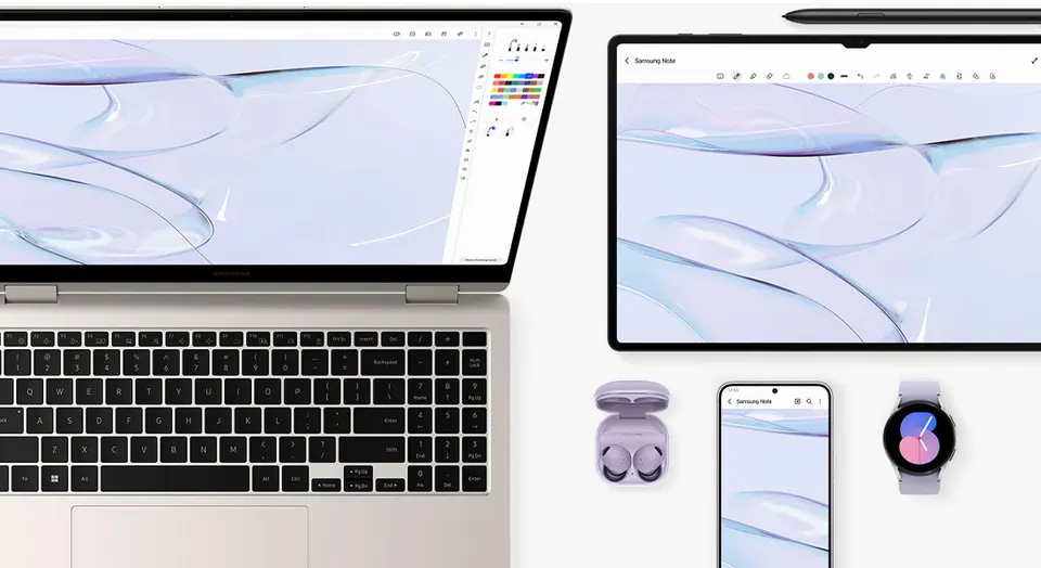 Ультрабук Samsung Galaxy Book 3 Pro 13.3" Amoled X360 Touch Intel Core i7-1360p 13th Gen/Intel Iris Xe Graphics (16GB+512GB SSD) Win11 (8)