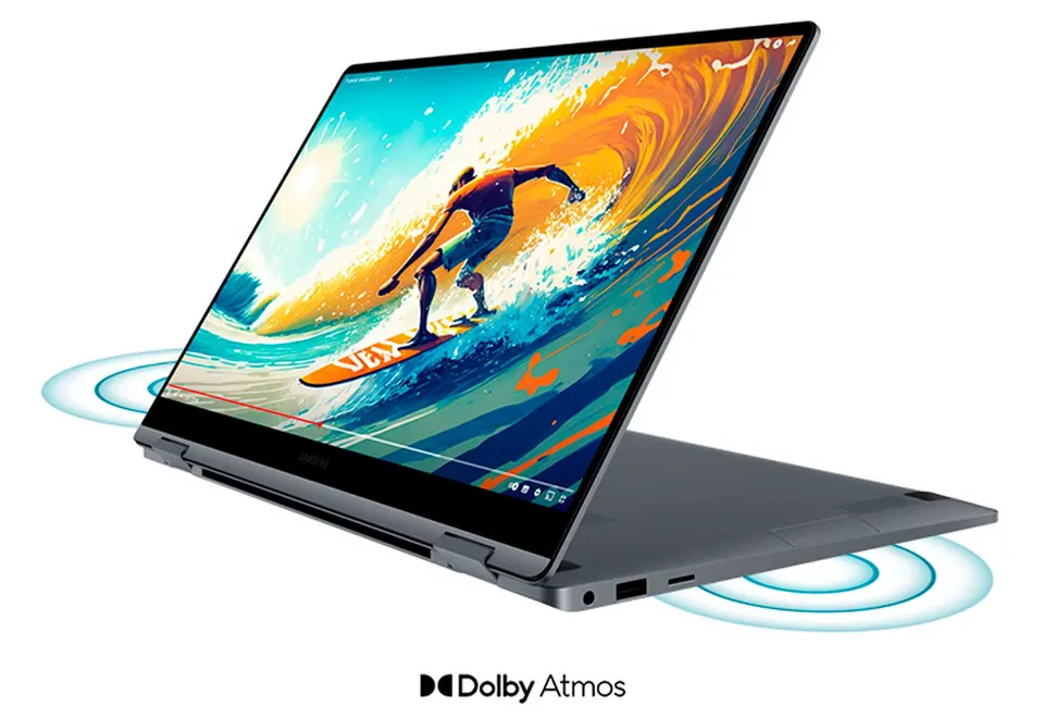 Ноутбук Samsung Galaxy Book 4 AMOLED X360 Touch 15.6" Intel Core 7 150U/ Intel Graphics (16GB+512GB SSD) Win11 (8)