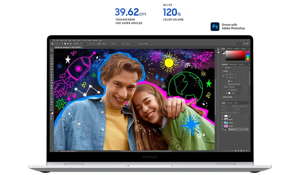 Ноутбук Samsung Galaxy Book 4 AMOLED X360 Touch 15.6" Intel Core 7 150U/ Intel Graphics (16GB+512GB SSD) Win11 (3)