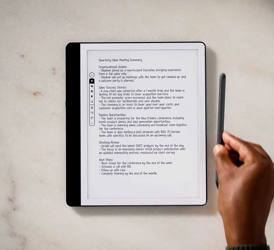 Электронная книга Amazon Kindle Scribe with Premium Pen 16GB (5)