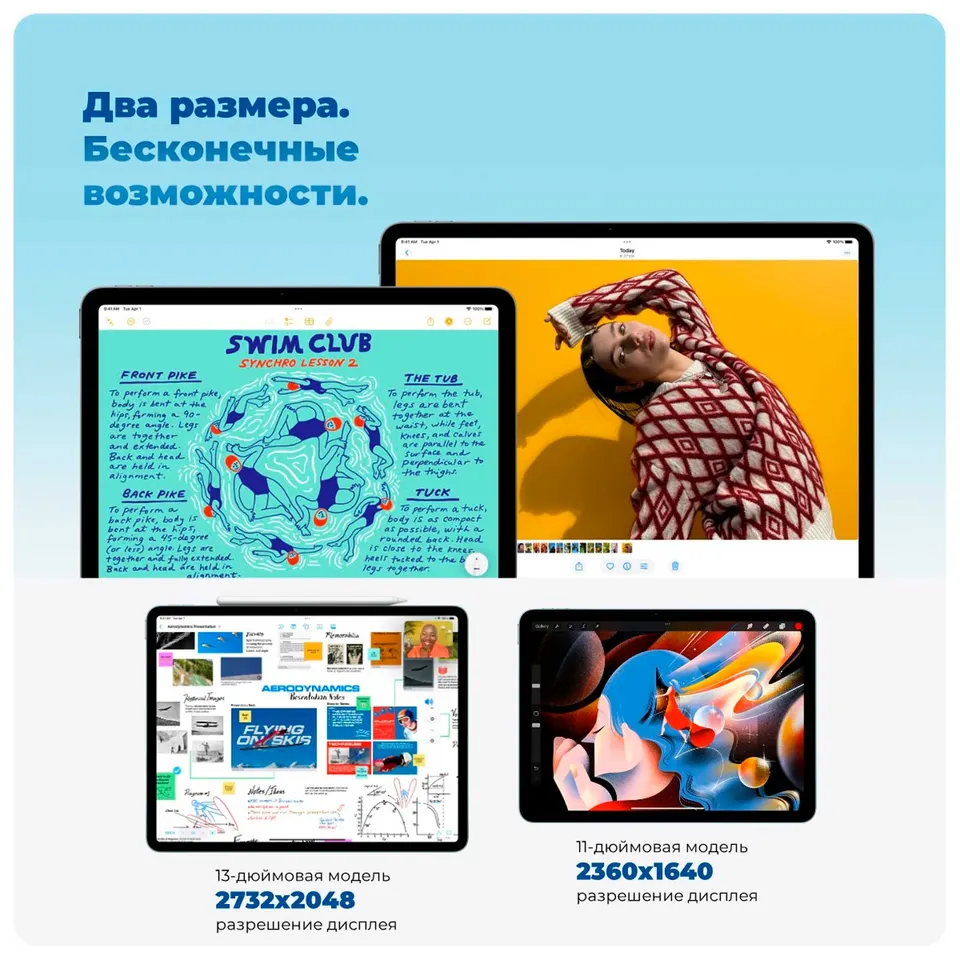 Планшет Apple iPad Air 11" M3 256GB 5G (3)