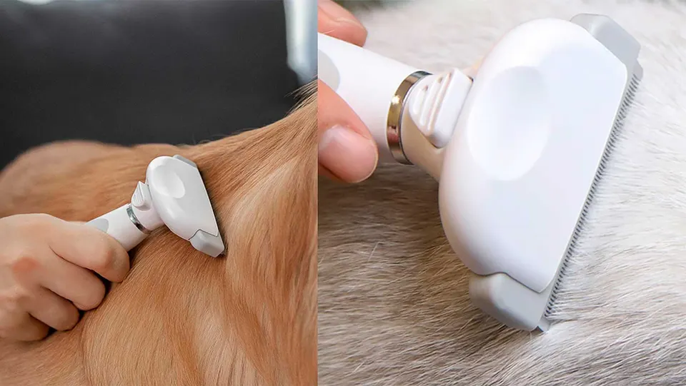 Щетка для вычесывания шерсти Pawbby De-shedding Brush (2)