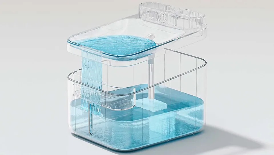 Умная и беспроводная поилка Smart Pet Fountain 2.3L (8)