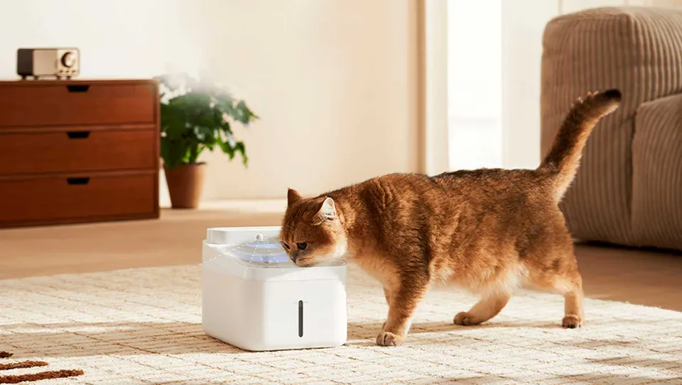 Умная и беспроводная поилка Smart Pet Fountain 2.3L (4)