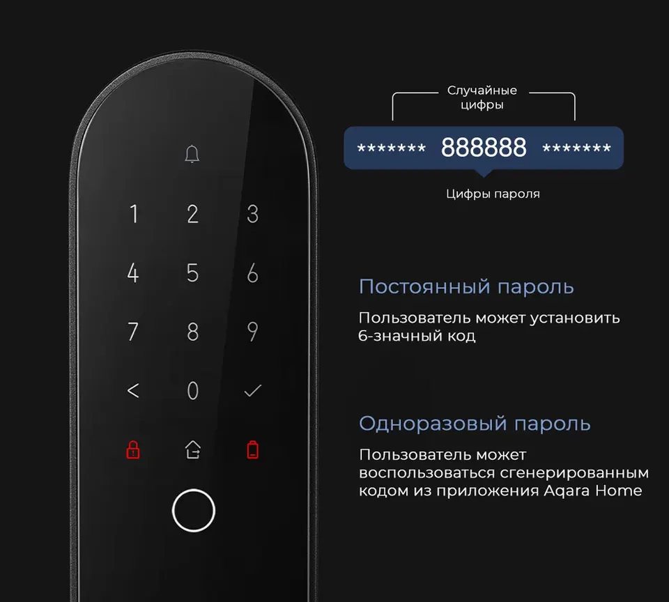 Умный дверной замок Xiaom Aqara N100 (4)