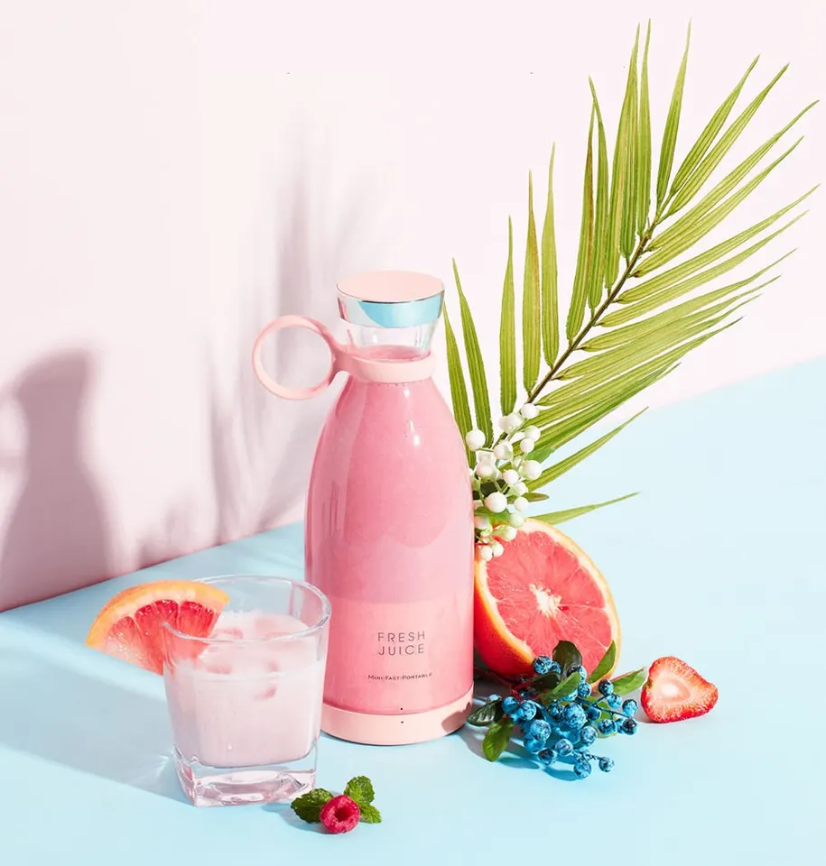 Блендер Fresh Juice Portable Mini Fruit Blender 350ml (1)