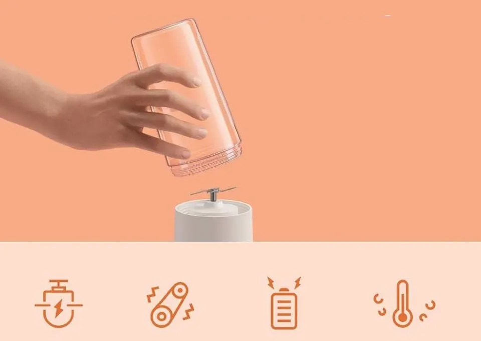 Портативный блендер Xiaomi Mijia Portable Juicer Cup (5)