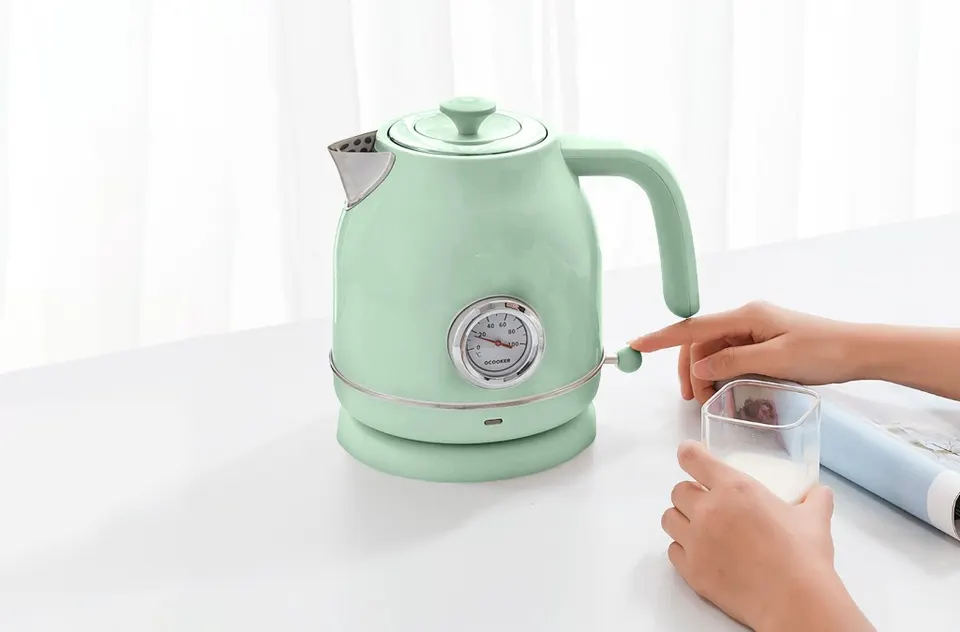 Электрочайник с датчиком температуры Xiaomi Qcooker Retro Electric Kettle (1)