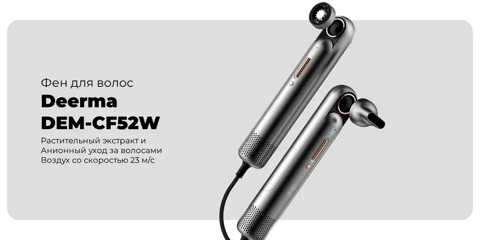 Фен для волос Deerma CF52W (1)
