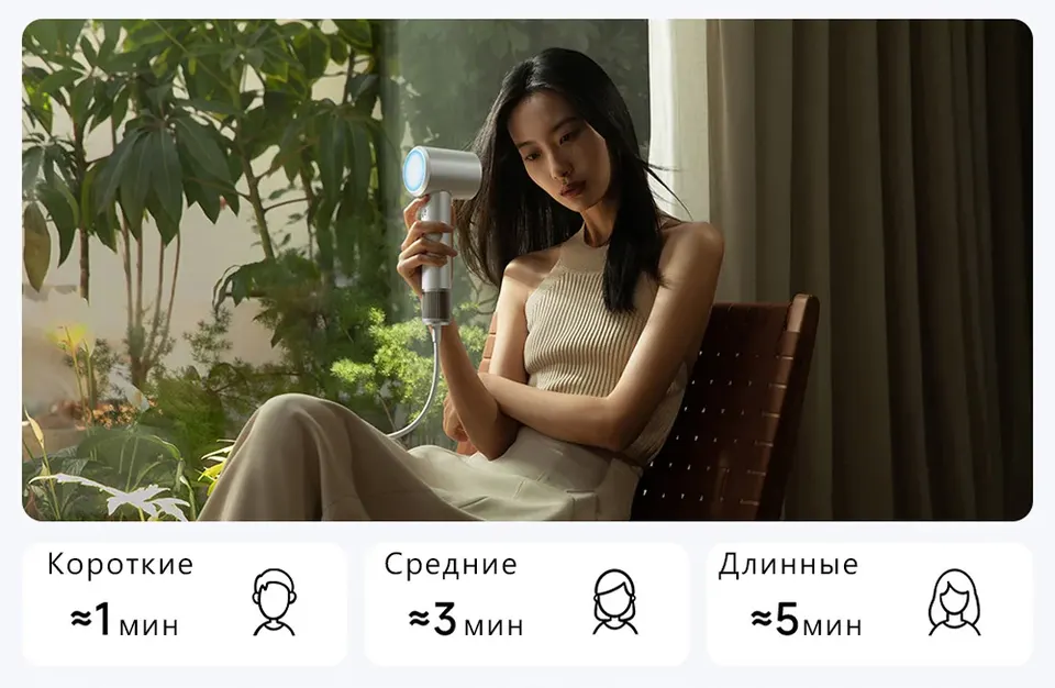 Фен для волос Xiaomi Mijia Hair Dryer H501 (3)