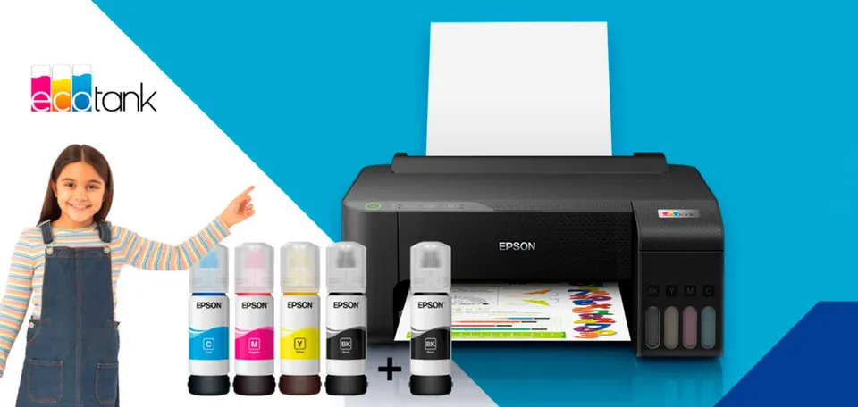 Принтер Epson EcoTank L1250, струйный, 4-цветный, Wi-Fi, USB, цветная печать, A4 (1)