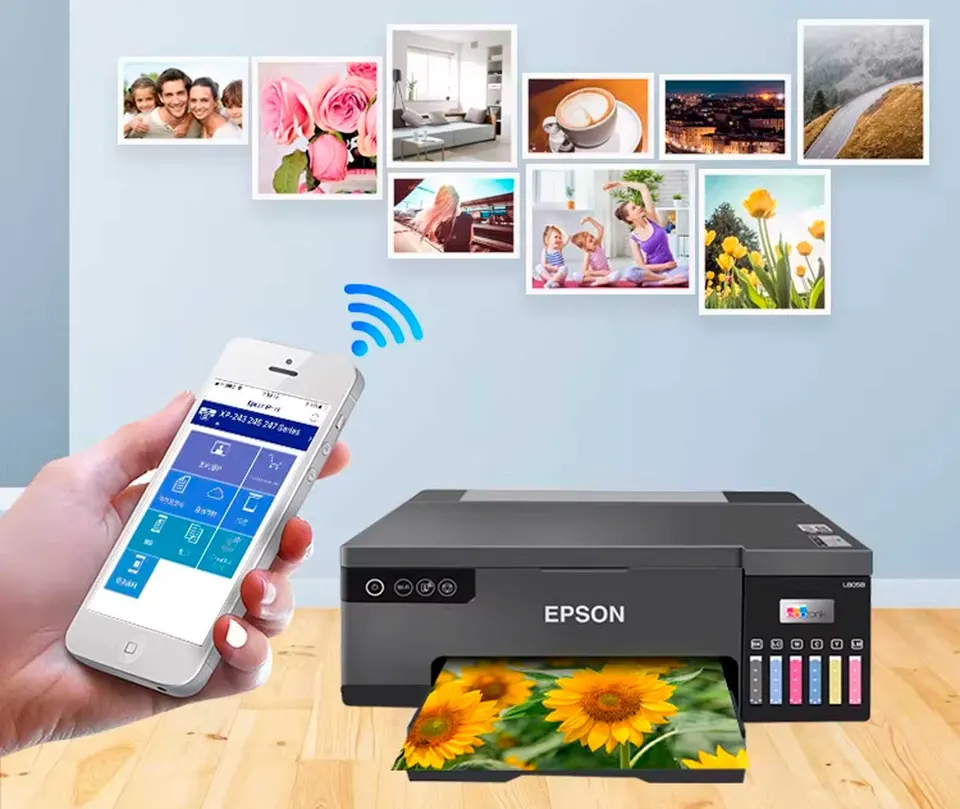Принтер струйный Epson EcoTank L8058 6- цветный, WiFi,USB (цветная печать) (4)