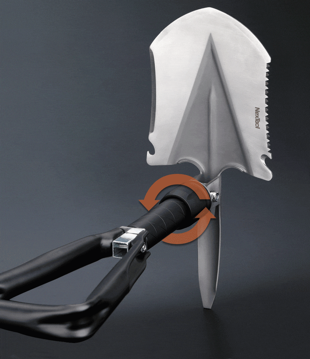 Мультифункциональная лопата Xiaomi NexTool Multi-Purpose Folding Shovel (6)