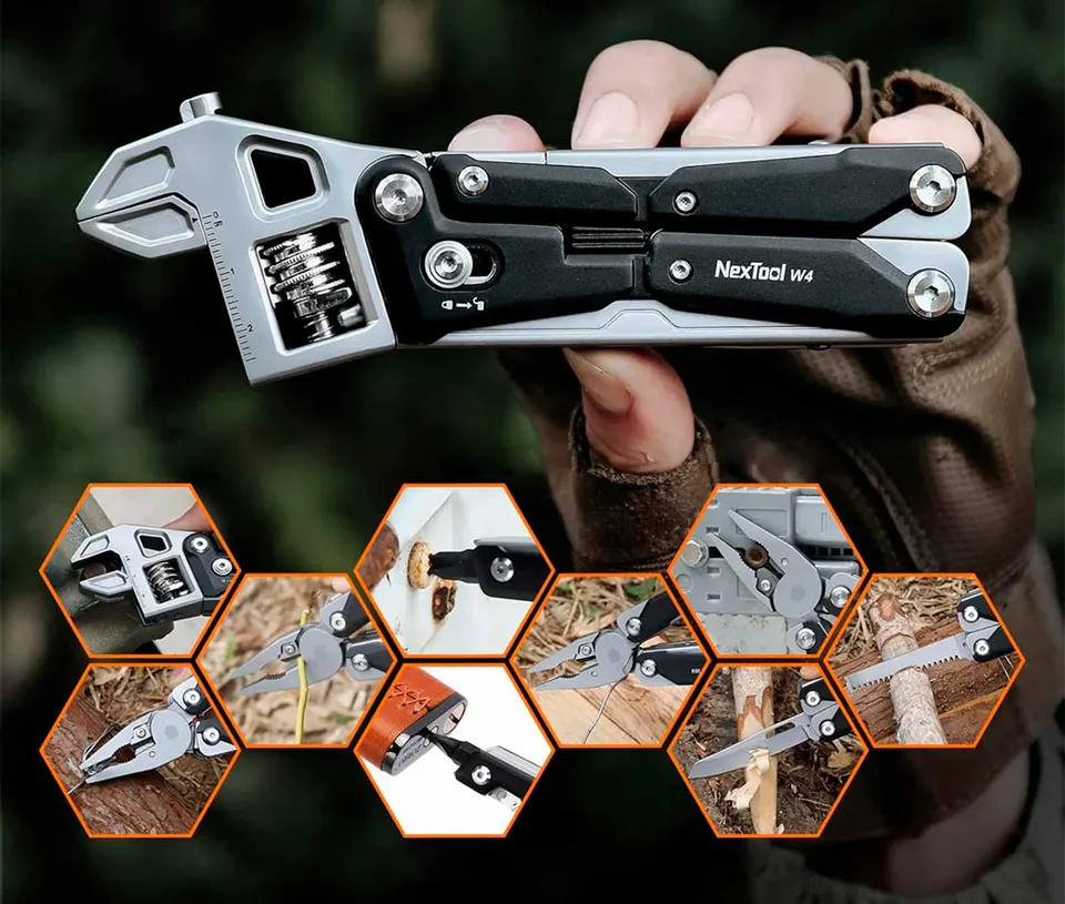 Мультитул Xiaomi Nextool Adjustable Wrench Pliers W4 (1)