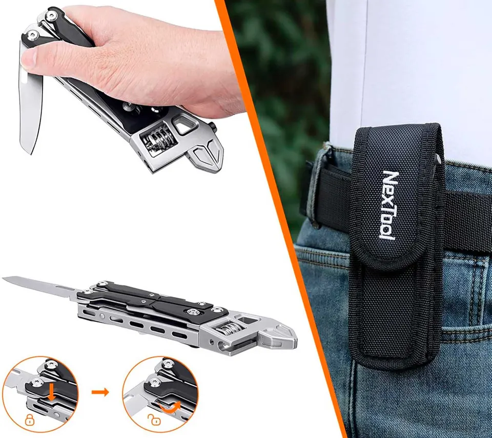 Мультитул Xiaomi Nextool Adjustable Wrench Pliers W4 (2)