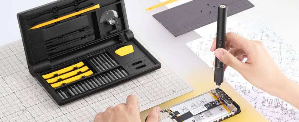 Электрическая отвертка HOTO Electric Precision Screwdriver Kit Pro (5)