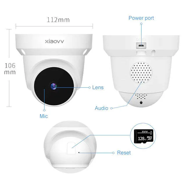 IP камера Xiaovv Smart PTZ Camera (6)