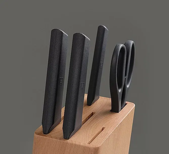 Набор кухонных ножей Xiaomi Huo Hou Fire Kitchen Steel Knife Set с подставкой (6 предметов) (6)
