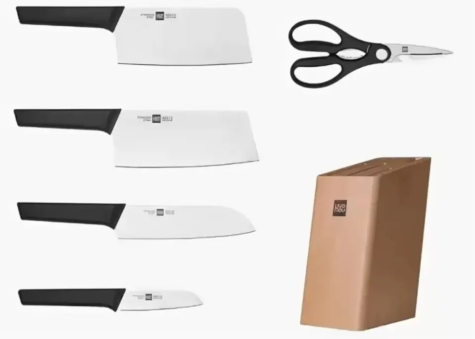 Набор кухонных ножей Xiaomi HuoHou (HU0058) (2)