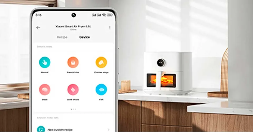 Умная аэрофритюрница Xiaomi Mi Smart Air Fryer 5.5L (10)
