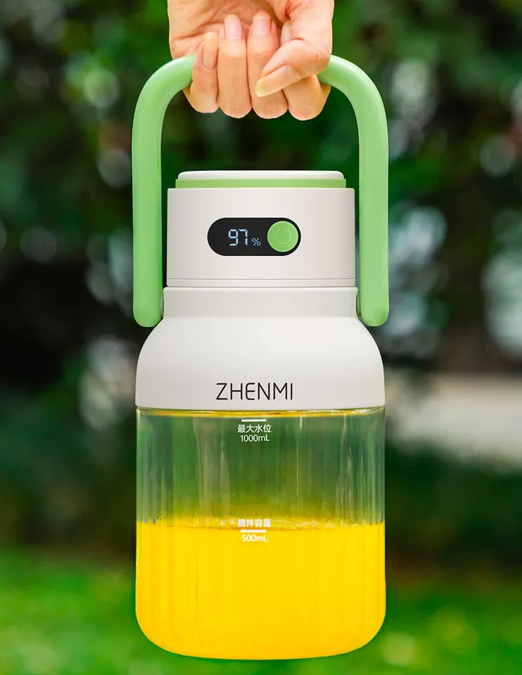 Портативная соковыжималка и льдодробилка Zhenmi ZMG-J15 (9)