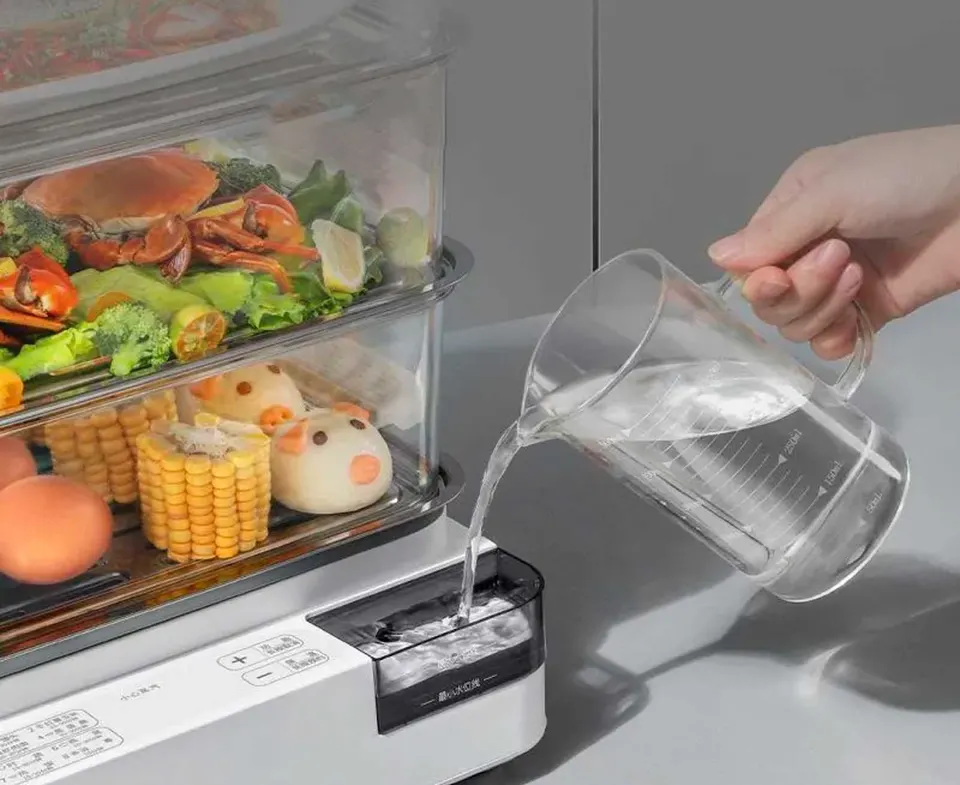 Пароварка Xiaomi Zhenmi Electric Steamer 20L Stainless Steel Z11 (2)
