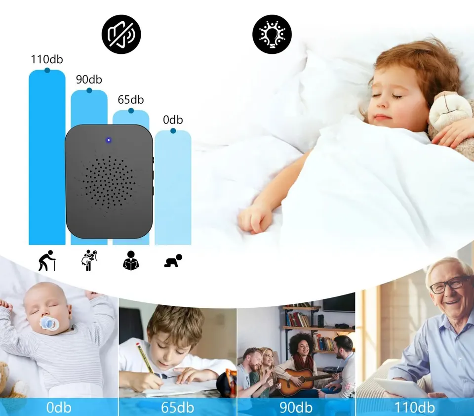 Умный дверной звонок с камерой Blulory Smart Doorbell System X6 (домофон) (4)