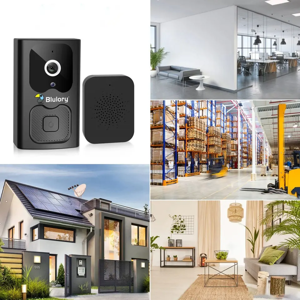 Умный дверной звонок с камерой Blulory Smart Doorbell System X6 (домофон) (5)