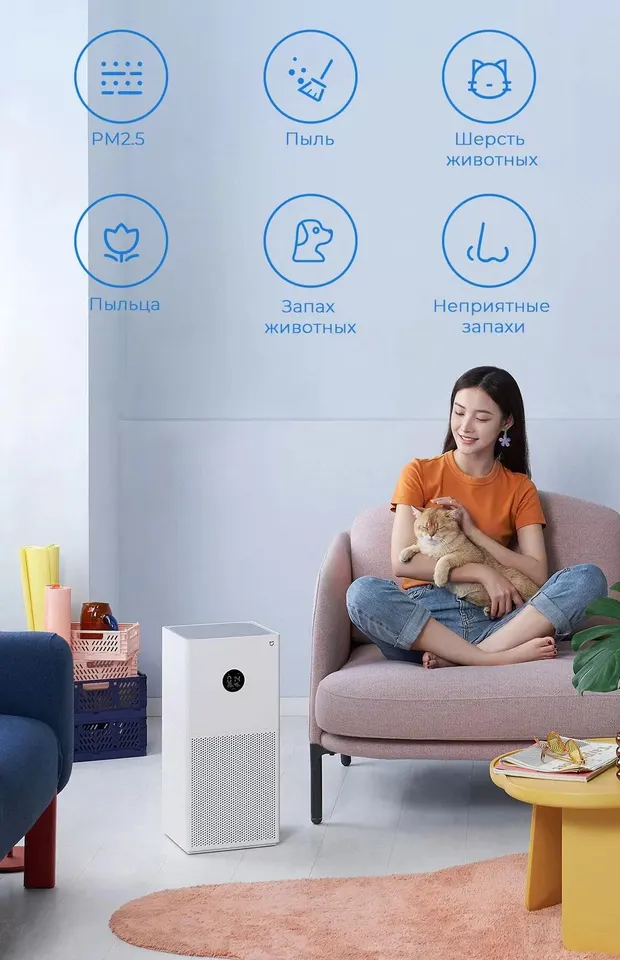 Очиститель воздуха Xiaomi Smart Air Purifier 4 Lite EU (8)