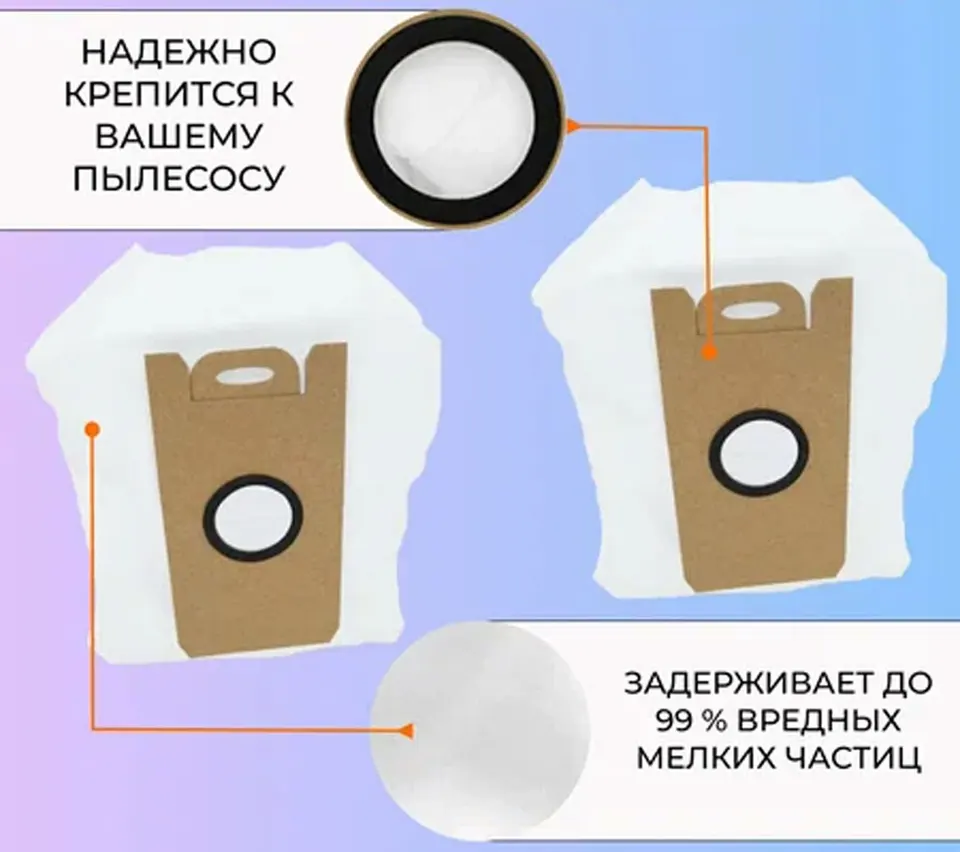 Мешок для сбора пыли для робот-пылесоса Lydsto W2 (1)
