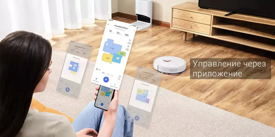 Робот-пылесос со станцией самоочистки Dreame D10 Plus (5)