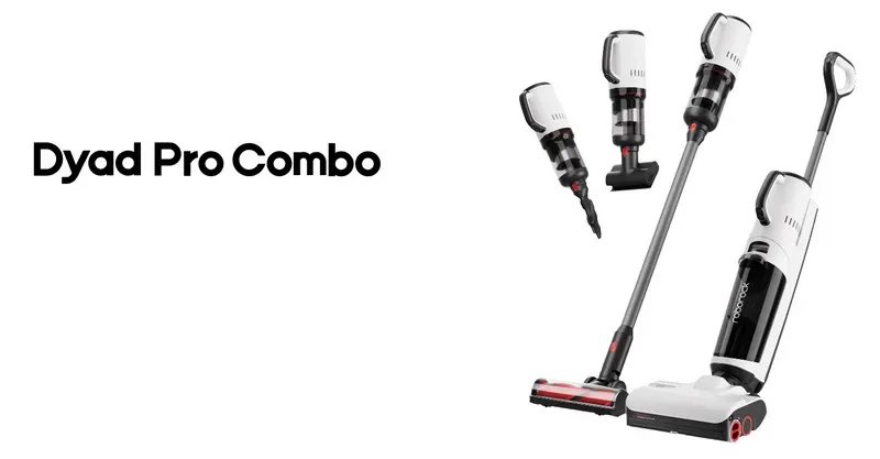 Вертикальный беспроводной ручной моющий пылесос Roborock Dyad Pro Combo CN (1)