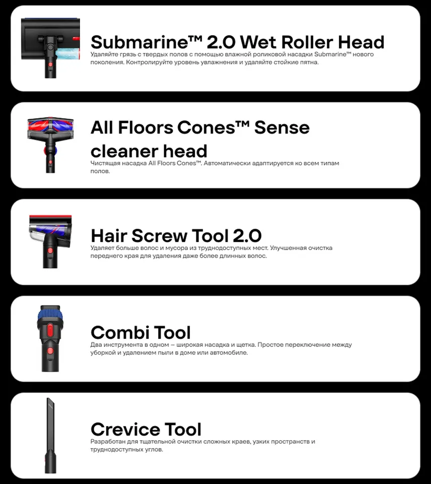 Беспроводной пылесос Dyson Piston Animal Submarine DS60 (2)