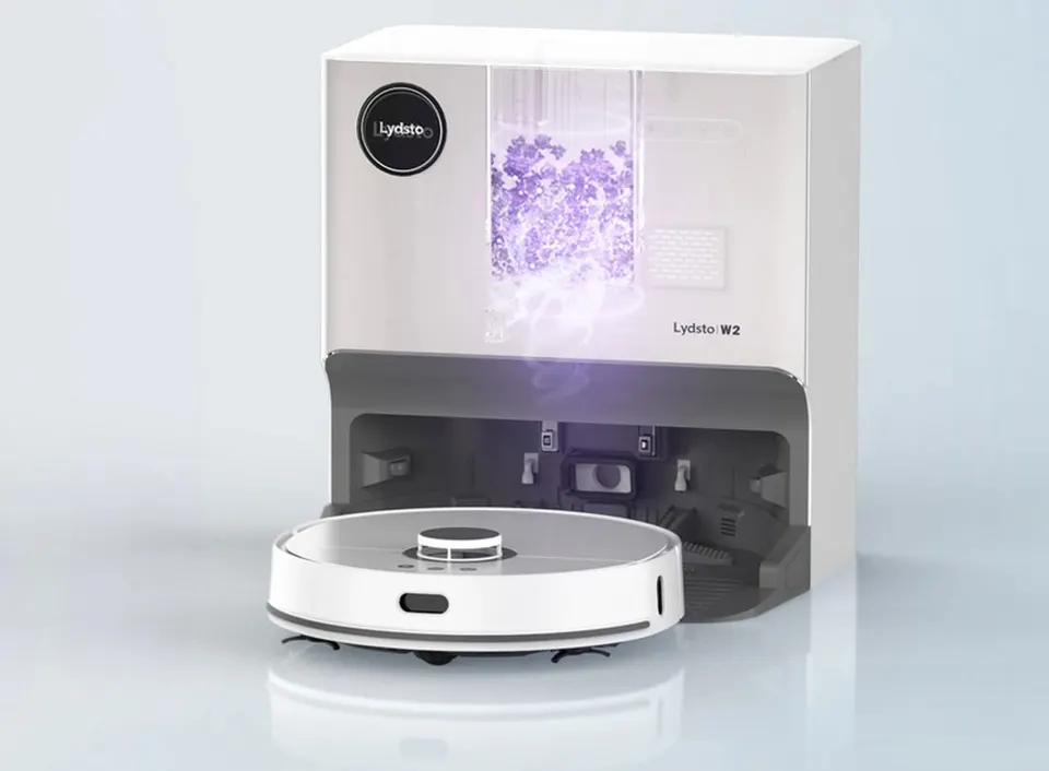 Робот пылесос Lydsto Self Cleaning Sweeping Robot W2 Edge White (9)