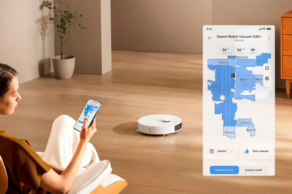Робот-пылесос Xiaomi Mi Robot Vacuum X20 Plus (8)