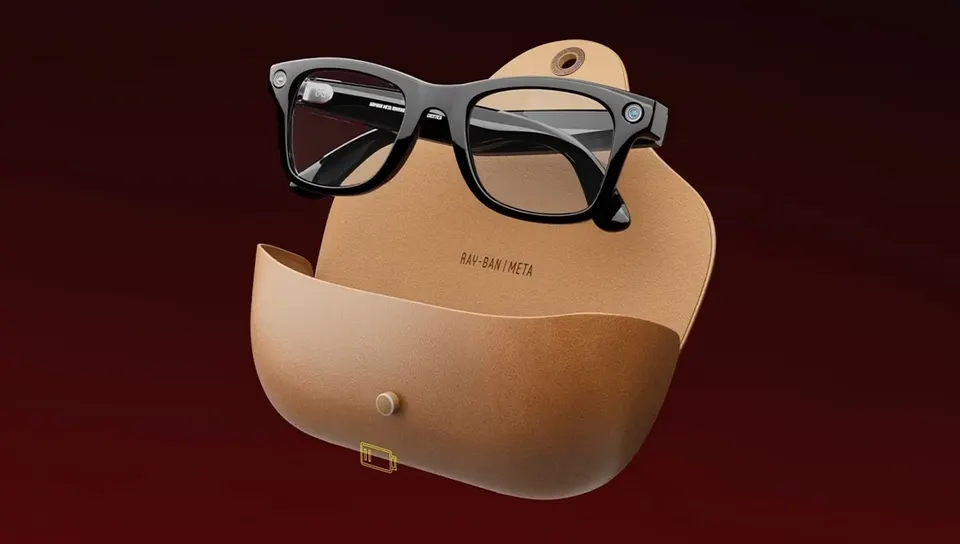 Солнцезащитные очки Ray-Ban Meta Wayfarer RW4006, Shiny Black / G-15 Green (6)