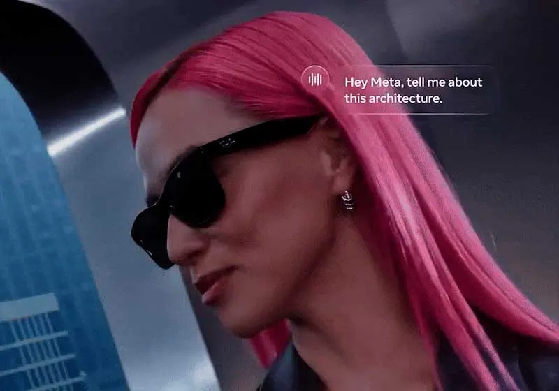 Солнцезащитные очки RayBan Meta Headliner Gen 2 Shiny Black Transition Graph. Green (2)