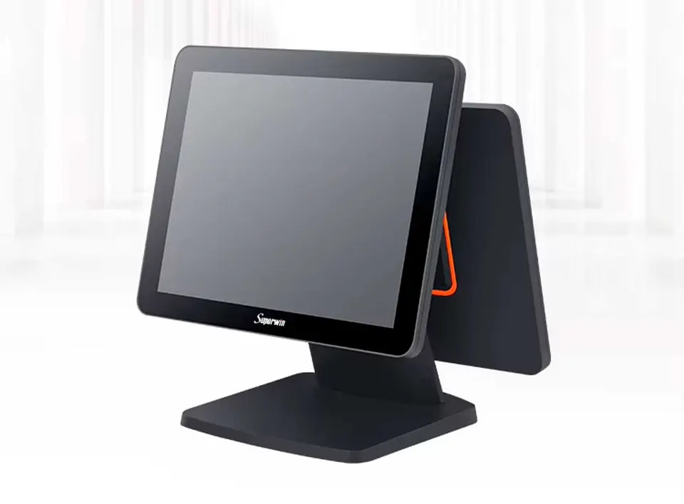 Моноблок сенсорный Superwin CY-66 15.6+15.6- ДВОЙНОЙ ЭКРАН/CPU-i5 3GEN/ 8+128GB/USB/DDR3/WIFI/LAN (1)