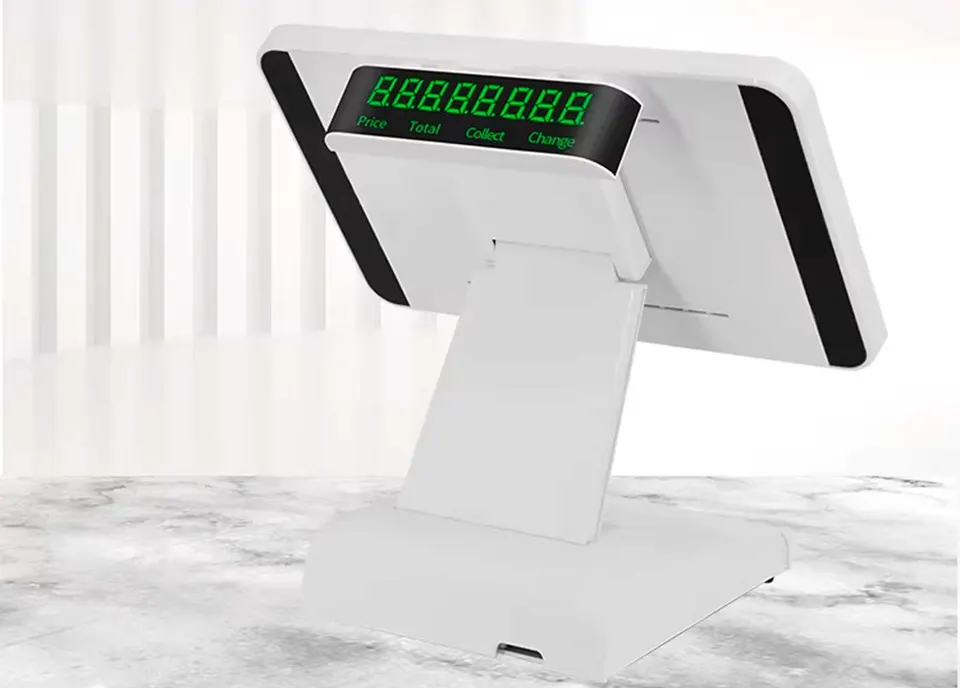 Моноблок сенсорный SuperWin CY-1000 (Одиночный экран) CPU i3-Gen4,DDR3-4Gb, SSD128Gb,Wi-Fi,Lan, BT,HDMI,VGA,3USB3.0+4USB2.0,Port cashdraw, COM Port (4)