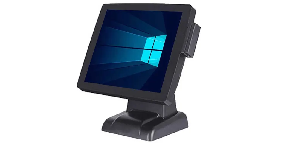 Моноблок сенсорный 15' /CPU i3 3110M 2.4 GHz/ DDR3 4GB/64 GB SSD/USB 6 2.0/LAN/COM/VGA (квадратный) (2)