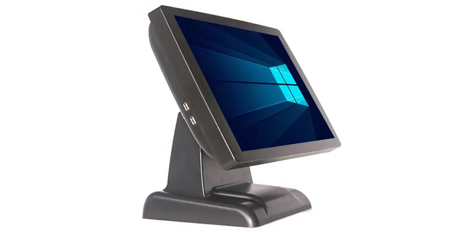 Моноблок сенсорный 15' /CPU i3 3110M 2.4 GHz/ DDR3 4GB/64 GB SSD/USB 6 2.0/LAN/COM/VGA (квадратный) (3)