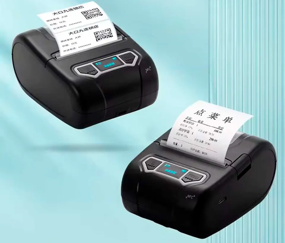 Мобильный принтер этикеток Xprinter XP-P301A USB+Bluetooth (1)