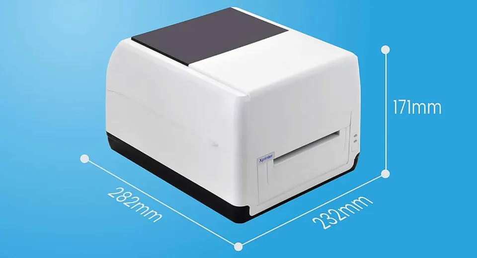 Термотрансферный принтер Xprinter XP-451B 110мм 203DPI USB (3)