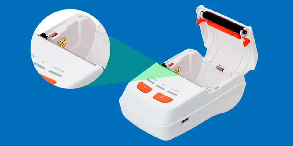 Мобильный термопринтер Xprinter XP-P501A USB+Bluetooth (2)