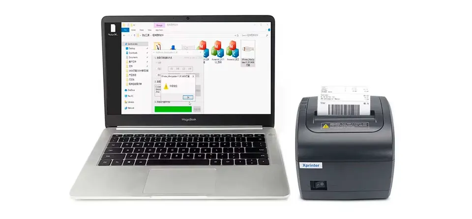 Принтер чеков Xprinter XP-Q838L USB+LAN (1)