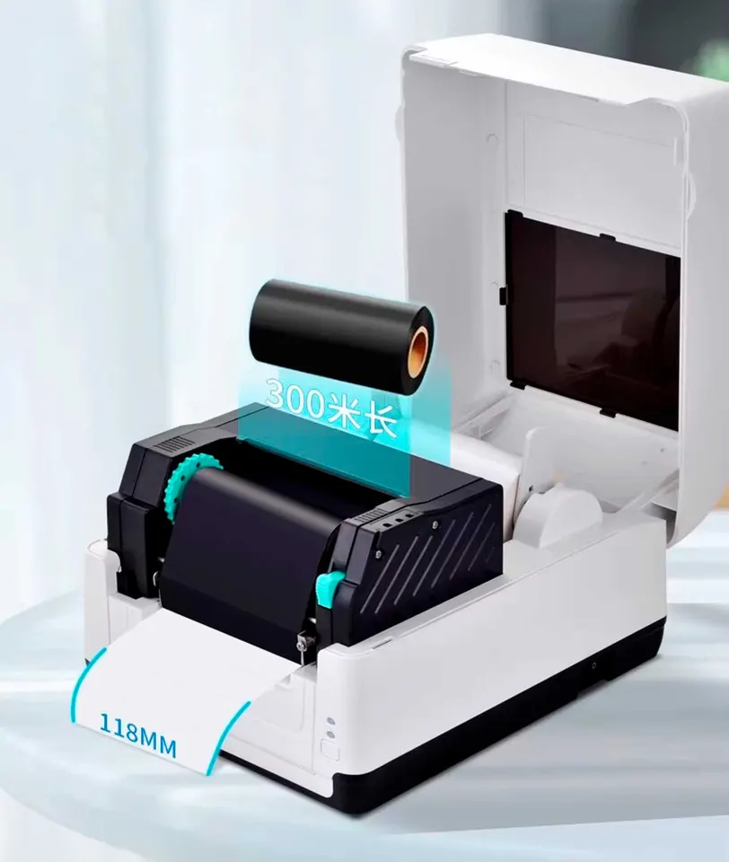 Термотрансферный принтер Xprinter XP-T451E 108мм 300DPI USB (2)