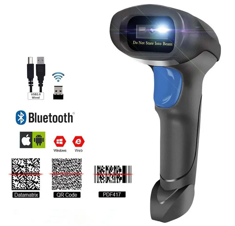 Беспроводной сканер для штрих кодов L8BL 2D c Bluetooth (2)