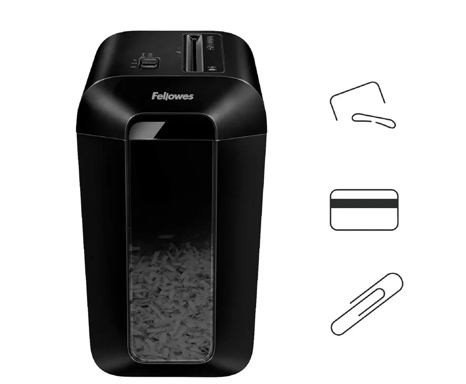 Шредер Fellowes Powershred LX65 (уровень секретности P-4), 10 листов, 22л, SafeSense. (1)